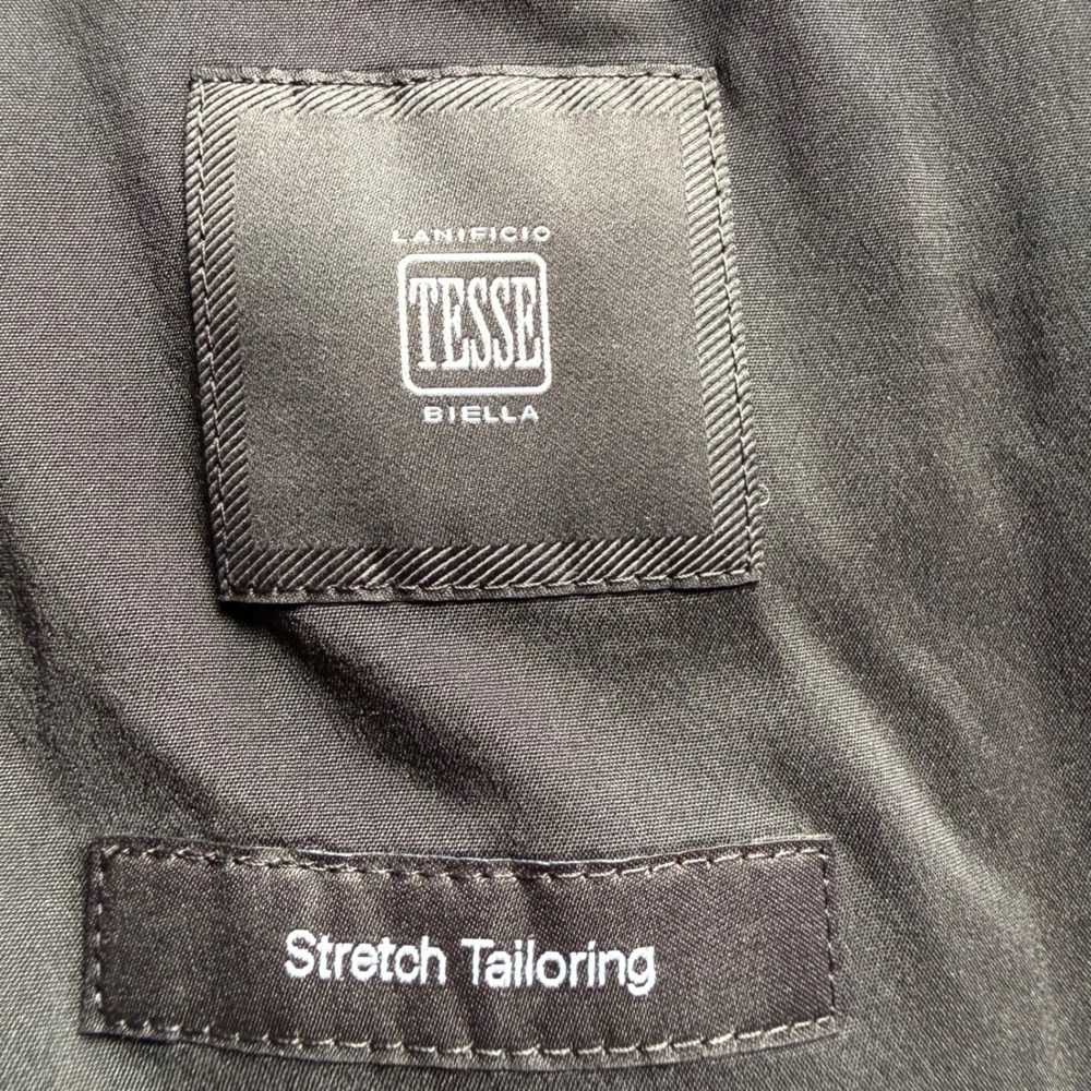 Hugo Boss Mens 40R Charcoal Gray Stretch Tailoring Wool Blazer Sport Coat 40 R - Picture 7 of 15
